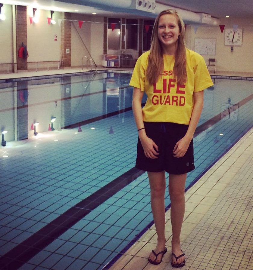 Elllie In Her Lifeguard Uniform Deaf Unity