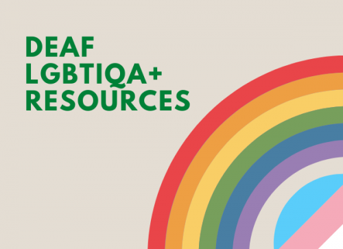 deaf lgbtiqa+ resources