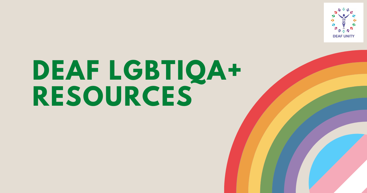 deaf lgbtiqa+ resources