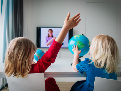 deaf children learning