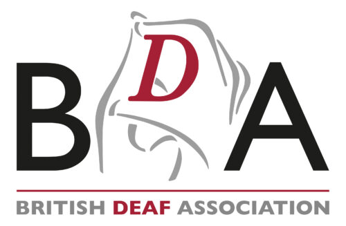 The BDA's logo - a leading organisation in the BSL and deaf community